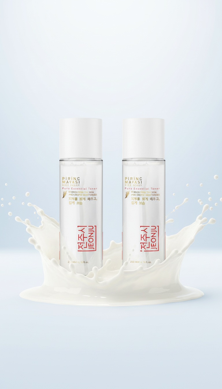 JEONJU Pirinç Mayası Aydınlatıcı & Nemlendirici Tonik – 2’li Set (2 × 200 ml)