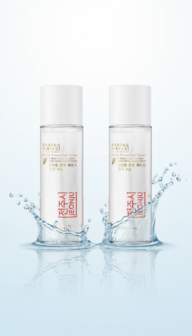 JEONJU Pirinç Mayası Aydınlatıcı & Nemlendirici Tonik – 2’li Set (2 × 200 ml)