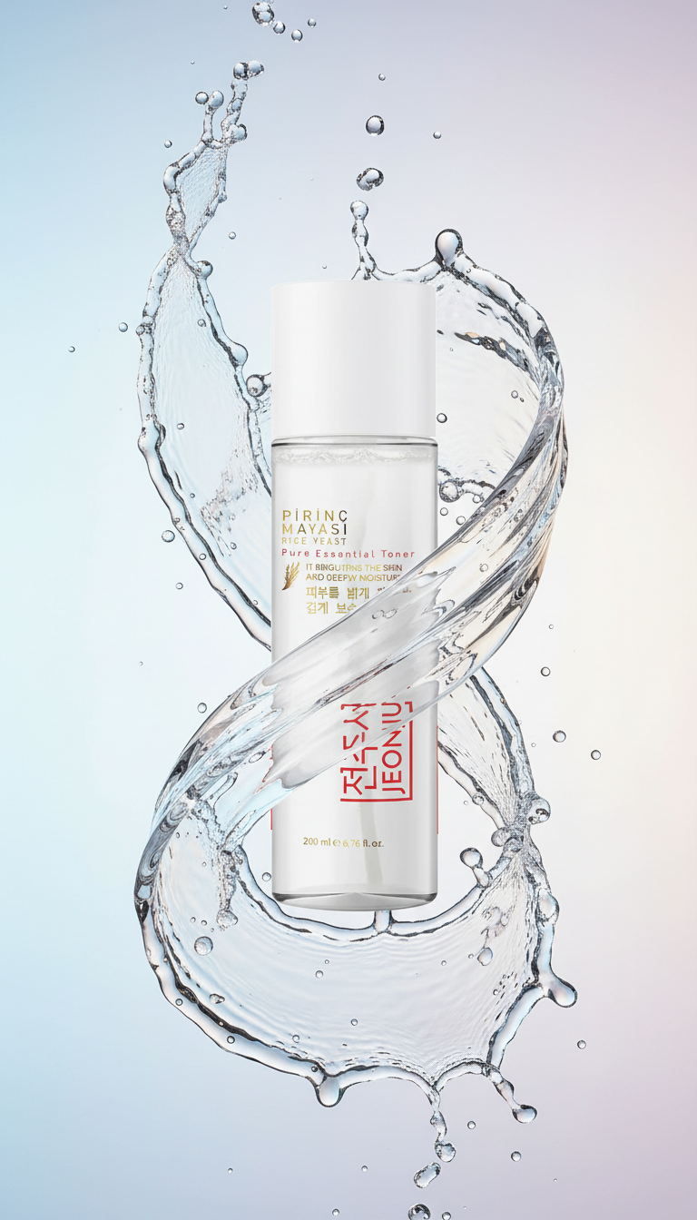 JEONJU Rice Yeast Pure Essential Toner – Brightening & Hydrating Korean Skincare (200 ml)